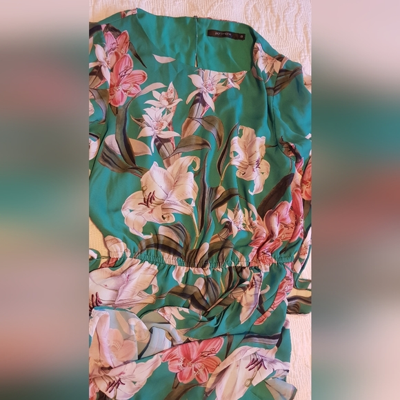 Portmans green floral mini dress - Picture 5 of 9